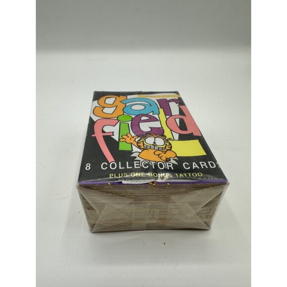 Sealed 1992 Garfield Collector Cards Skybox Premier Edition 8-Pack With Bonus Ta - Picture 5 of 6